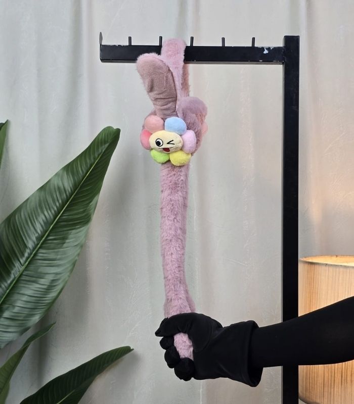 Kids Cute Plush Ear Muffs with Funny Moving Ears & Squeaky Sound