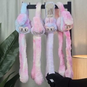 Adorable Animal Ear Muffs for Kids – Plush Ears With rainbow style
