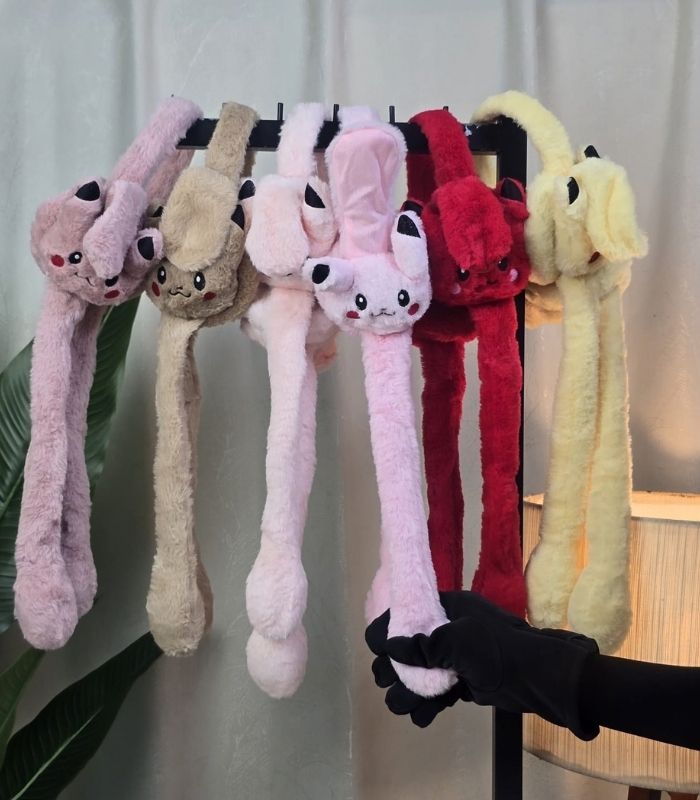 Cute Plush Ear Muffs for Kids – Washable Musical