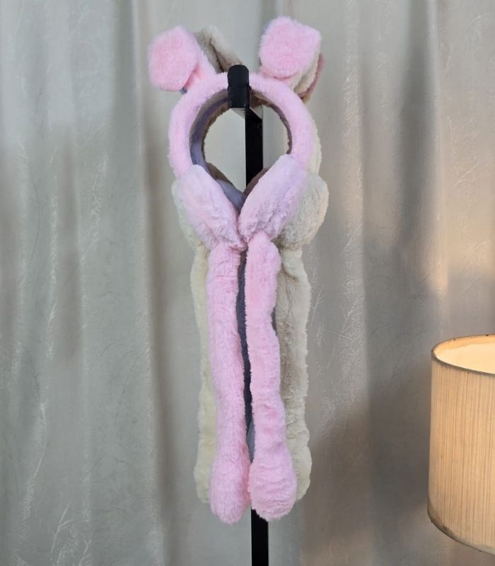 Washable Rabbit Ear Moving Earmuffs with Whistle – Imported from China